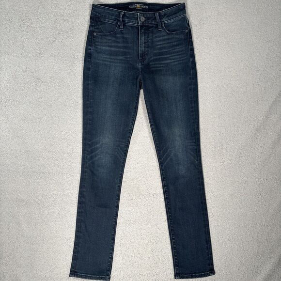 Lucky Brand Jeans Women’s Size 2/26 Ankle Hayden Skinny Candiani Italian Denim - Picture 1 of 16